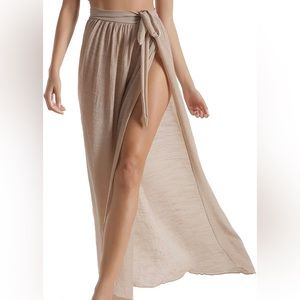 Eicolorte Beach Sarong Pareo Womens Semi-Sheer Swimwear Cover Up: NEVER WORN !!